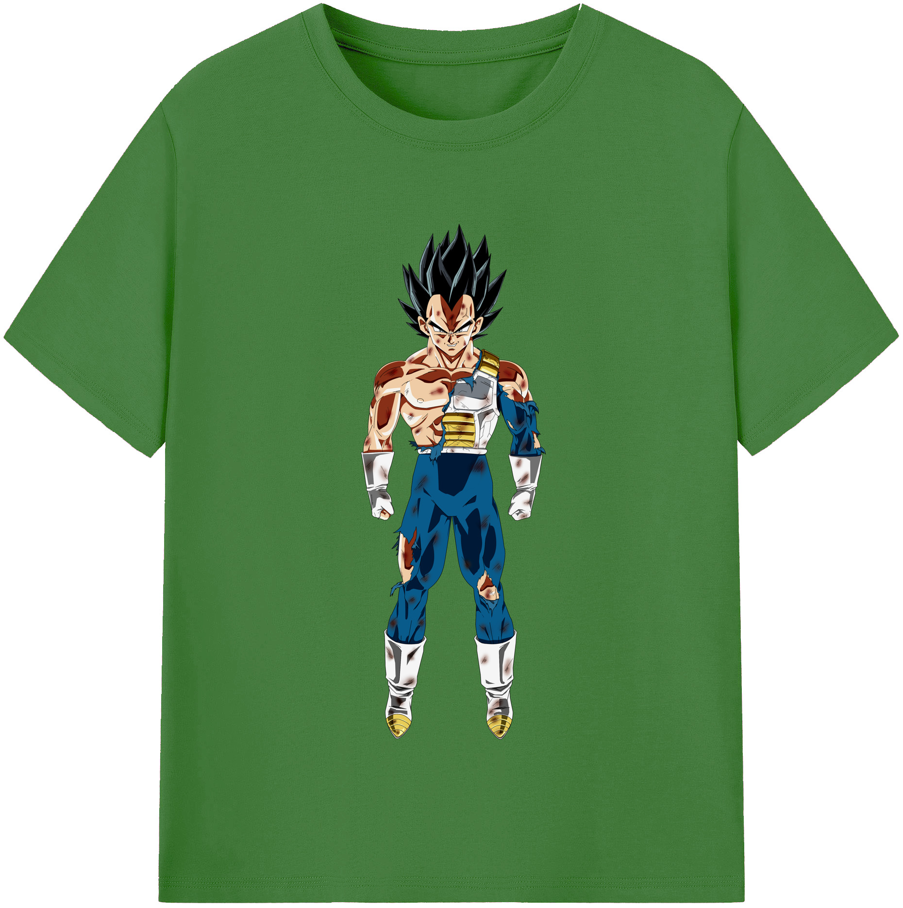 （画像用） ドラゴンボール ベジータ四世（Bejīta Yonsei）DRAGON BALL Vegeta IV レディースカジュアルプリントTシャツ（綿100％）